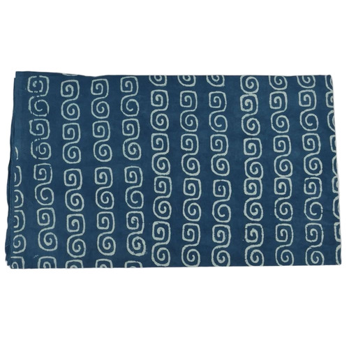 Printed Cotton Fabric - Cotton Cambric 44 Inch Blue, Quick Dry Lightweight Wrinkle Resistant