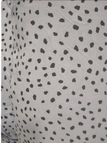 Pure Cotton Fabrics - 100% Cotton, Black & White, 40s Yarn Count | Quick Dry, Neatly Stitched, Lightweight, Smooth Texture