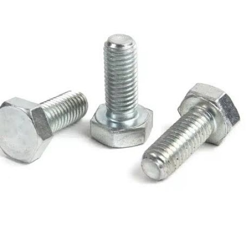 Rust Proof Steel Bolts - A Grade Silver Hexagon Head Standard Size | Durable Rust Proof Long Lasting