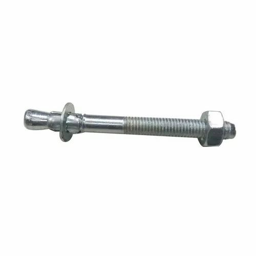 Thru Bolt Anchor Fastener - Steel Standard Size Silver | Corrosion Resistant Long Lasting Eco Friendly A Grade