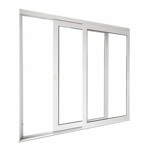 Upvc Sliding Window - Upvc, Standard Size, White | Anti Corrosion, Screw In Installation, Stylish, Long Lasting