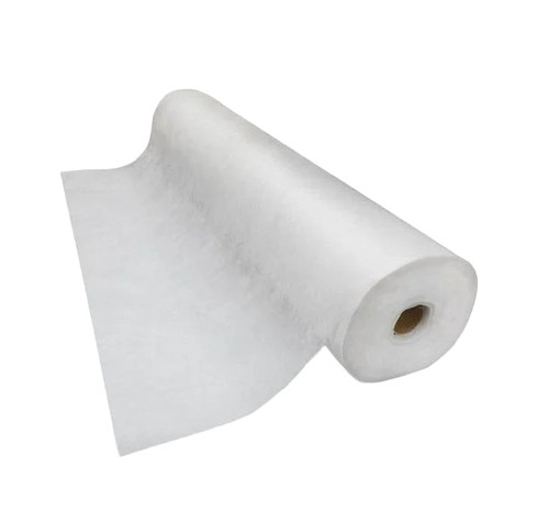 White Non Woven Fabric - Unstitched Soft Smooth Texture, Anti-Wrinkle Fast Colors