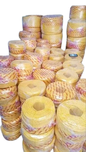 30mm Yellow Polypropylene Rope - 200-300 Meter, High Strength, Industrial Use