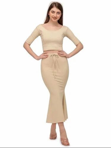 Beige Color Saree Shapewear - Feature: Light Weight