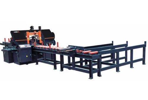 Chb 320a Dc (Spm) Customized-Bandsaw Machine - Steel, Black, 440 Volt | Semi-Automatic, Adjustable Blade Speed, Heavy-Duty Frame, Safety Features