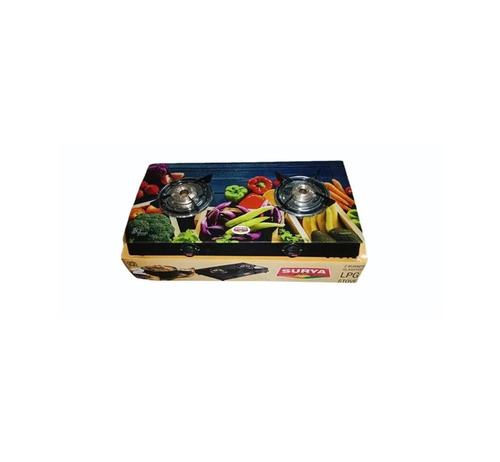 Digital Print Glass Top Lpg Gas Stove