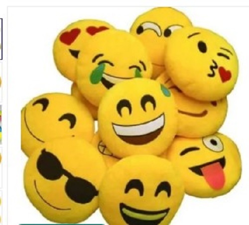 Microfiber Smiley Cushions