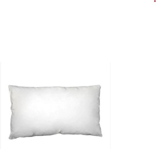 Polyester Pillow - Various Sizes, White, Rectangle | Fade-Resistant, Skin-Friendly Fabric, Durable, Easy to Maintain