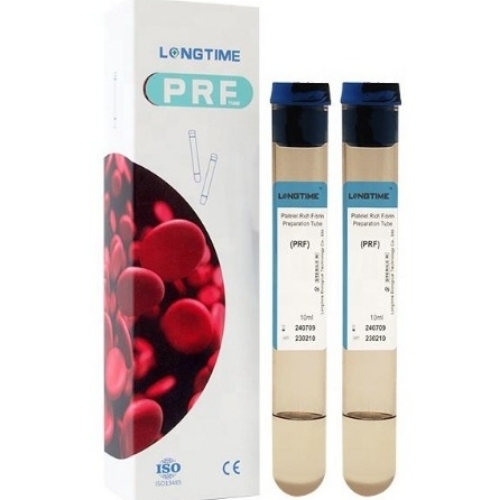 Prf Tube - Plastic, 10 ML, Transparent | Eco Friendly, Round, New, Box Packaged