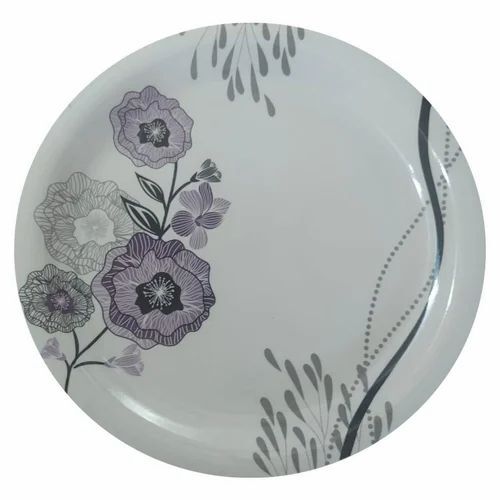 7Inch Melamine Dinner Plate - Color: White