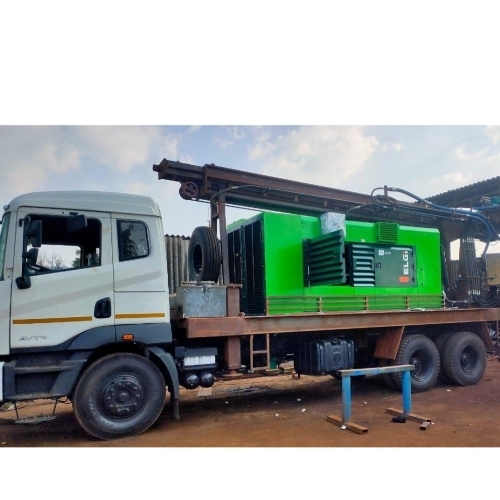 Borewell Drilling Machine - Steel, Green, Semi-Automatic | Durable, Long Lasting, New Condition