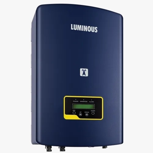 Luminous Nxi120 Grid Tie Inverter - 31.0x16.0x37.3 cm, Blue, 50-60 kW | Batteryless, 1 Phase, Industrial Use