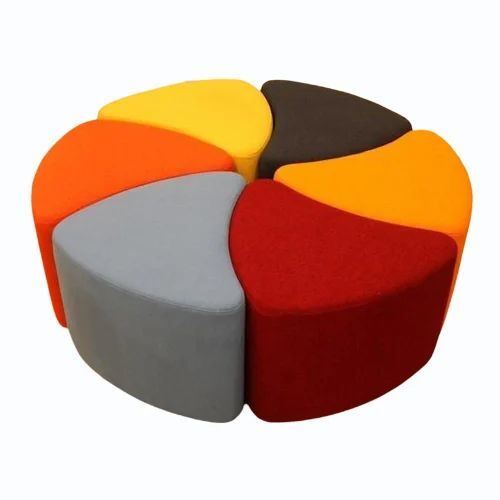 Play School Twirl Sofa Set - 58x44x40 cm Multicolor, Without Armrest | Comfortable, Durable, Easy To Clean, Eco-Friendly