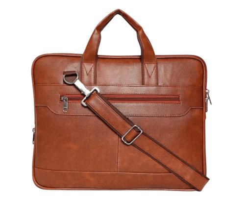 Polished Leather Office Laptop Bag