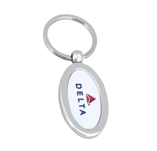 Promotional Metal Keychains - Color: Silver