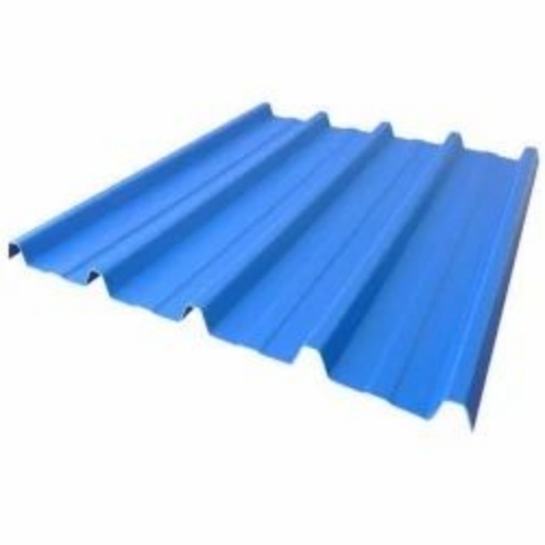 Upvc Roofing Sheet - Stainless Steel, 0.4mm Thickness, 5mm Sheet Thickness, 0.5mm Length, Galvanised Surface | Plain Pattern, Rectangular, Custom Size, Roofing Use