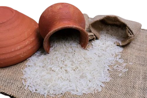 1509 White Sella Basmati Rice - Loose, Gunny Bag Packaging | Long Grain, Dried, 1 Year Shelf Life