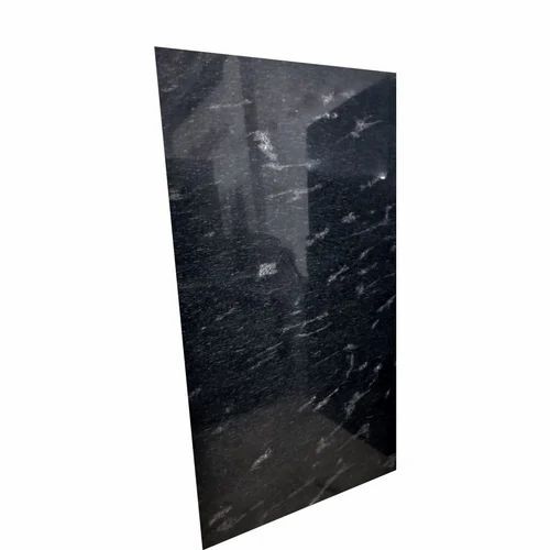 16 Mm Fish Black Granite Slab