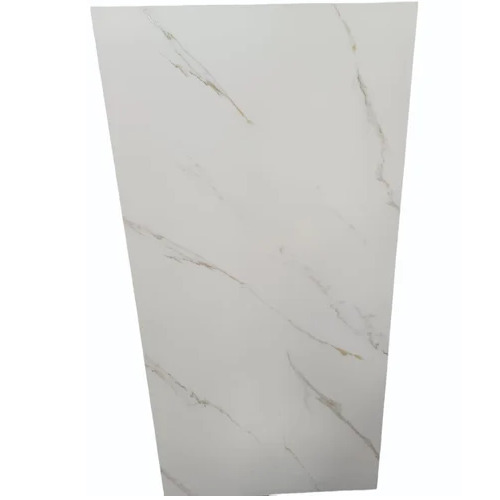40mm White Indian Marble Floor Slab - Rectangle, Polished Surface, Durable