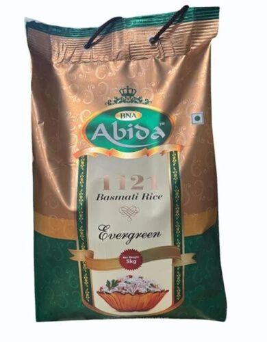 Abida Evergreen 1121 Basmati Rice - 5kg PP Bag, Fully Polished | Long Grain, White, High Protein, 12 Months Shelf Life