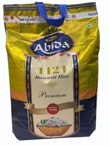 Abida 1121 Basmati Rice - 10kg PP Bag, Fully Polished Long-Grain | White, 12 Month Shelf Life, High Protein