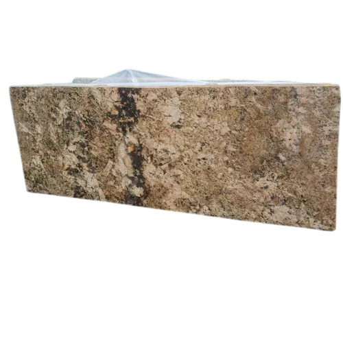 Alaska Gold Granite - Optimum Grade Rectangle Slab, Alaska Gold Color, Polished Surface | Flooring, Kitchen Top, Countertops