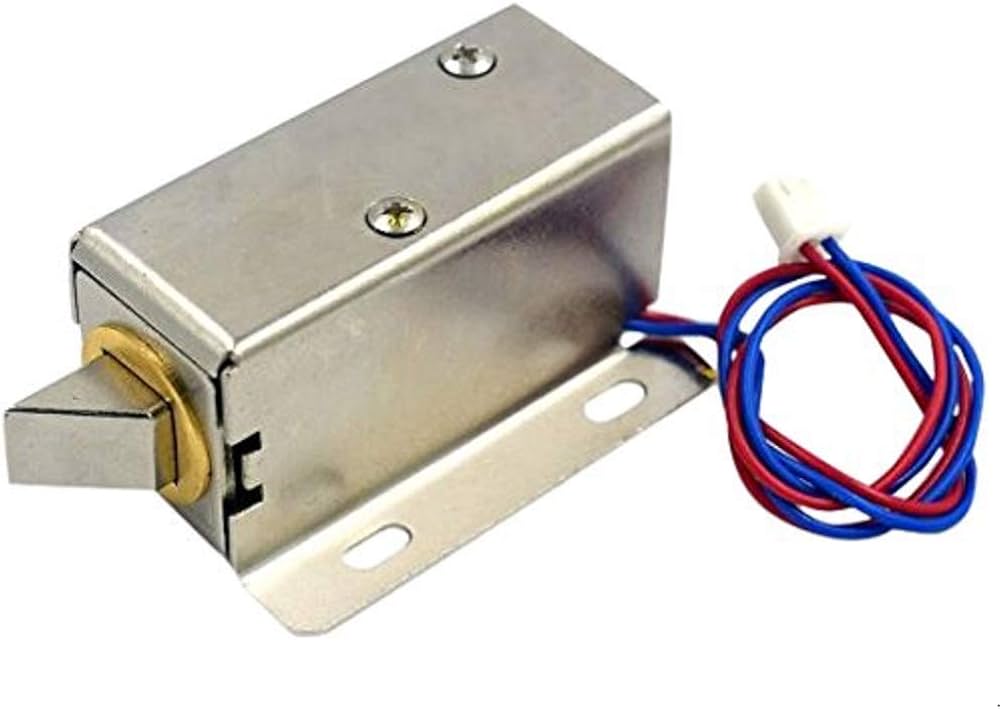 Electric Solenoid Doors Lock - Color: Grey