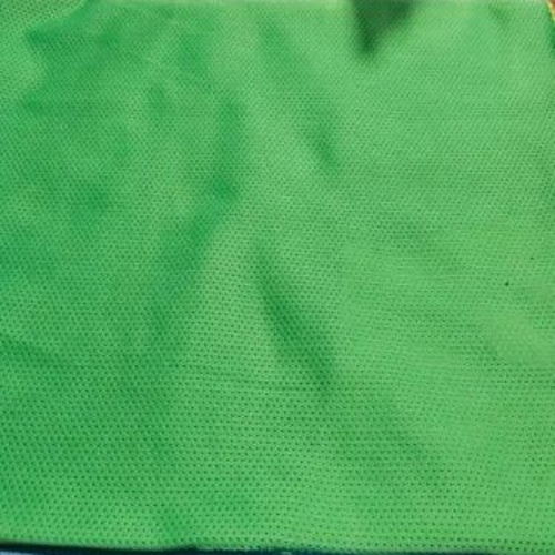 Green Plain Polyester Fabric - 100% Polyester, 80-100 GSM, Soft Smooth Texture, Fast Colors, Washable, Tear-Resistant