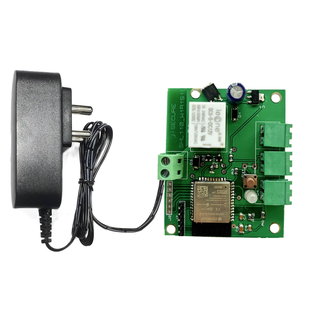 Home Automation Smart Door Lock Controller With Power Adapter - Color: Grey