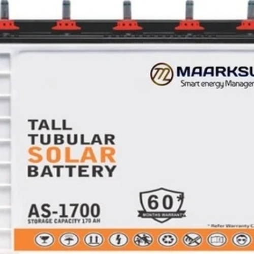 Inverter Battery - Steel, Customize Size, 101-105Ah, 12V, Tall Tubular | 24 Months Warranty, Electrolyte Level Indicator