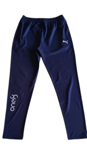 Men Navy Blue Track Pant - Polyester Cotton, Regular Fit, Navy Blue | Elegant Design, Quick Dry, Comfortable Fit