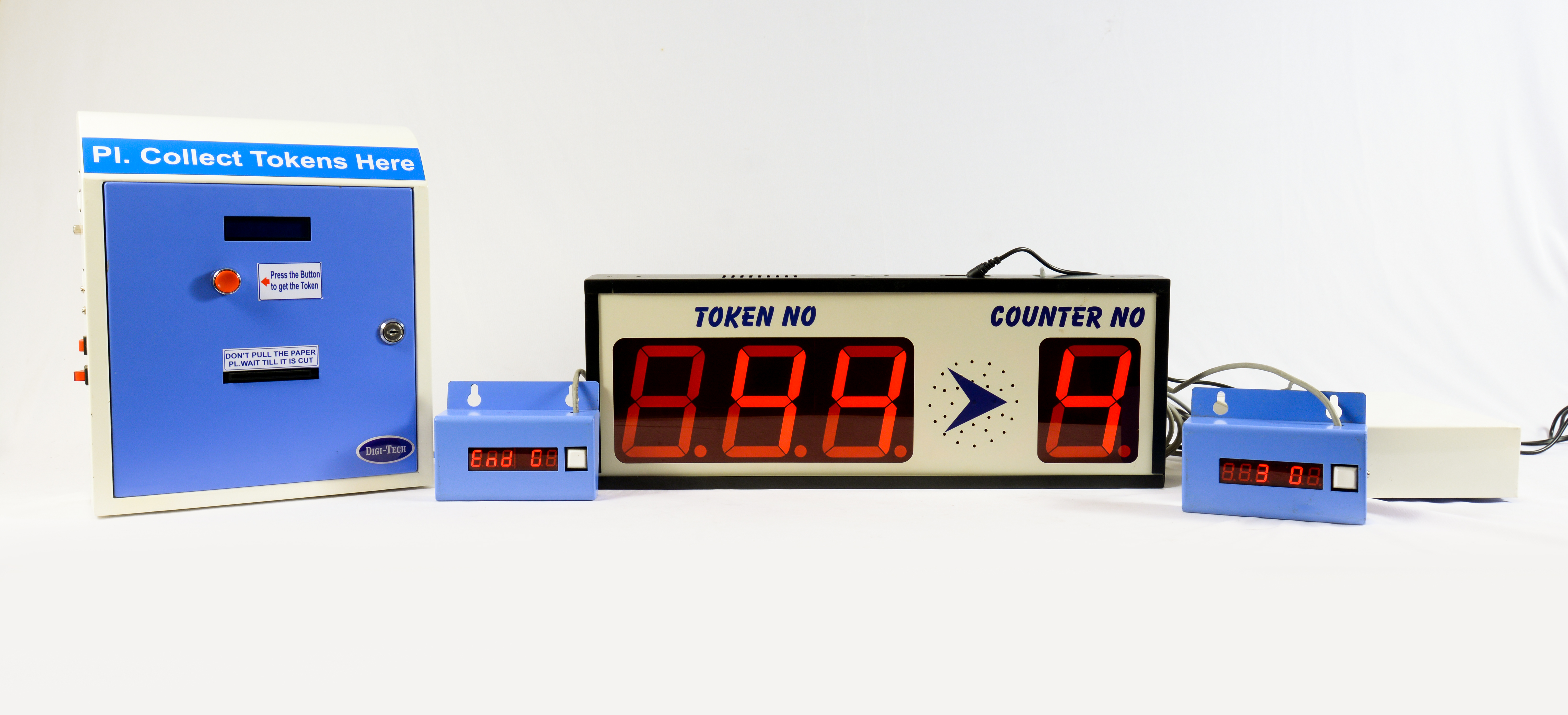 Patient Calling System With Token Dispenser