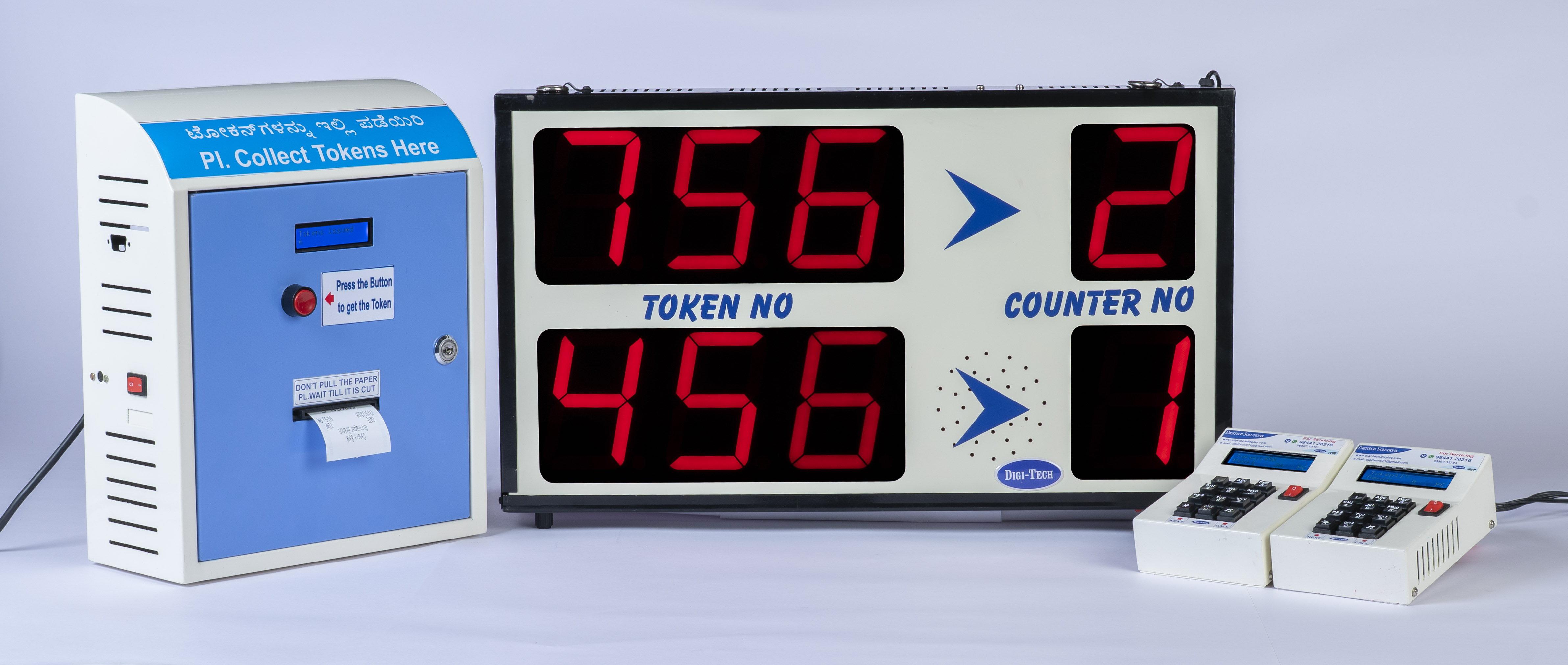 Patient Calling Systems With Token Dispensers - Warranty: 1 Year