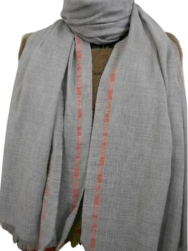 Plain Cotton Stoles - Cotton Long Size Gray Smooth and Soft Texture | Lightweight Quick Dry Neatly Stitched Machine Made