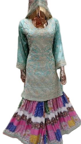 Sharara Suit - Color: Multicolor