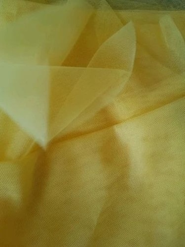 Yellow Knitted Polyester Fabrics