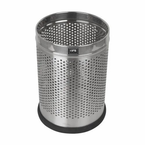 7 L Stainless Steel Perforated Dustbin