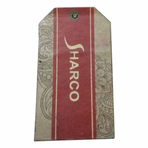 Brown Printed Hang Tag - Features: Good Quality