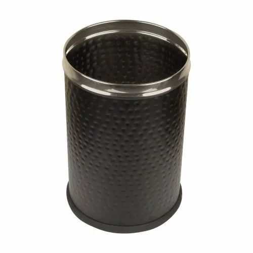 Hammered Design Open Dustbin