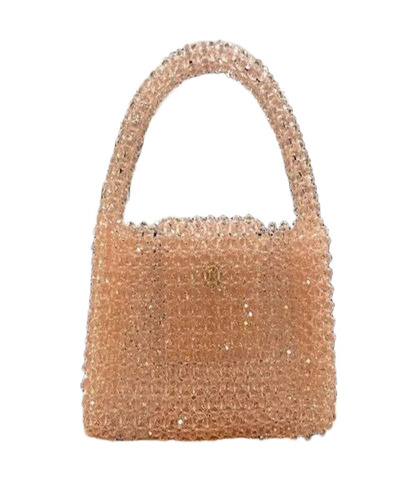 Ladies Brown Crystal Bag