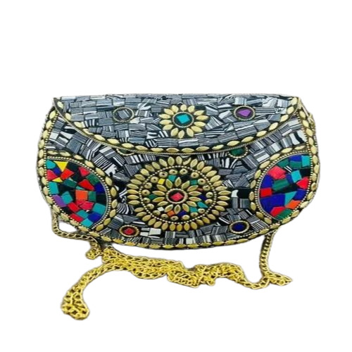 Metal Fancy Clutch Bag