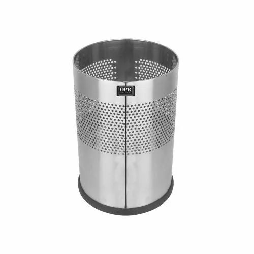 Stainless Steel Half Perforated Dustbin