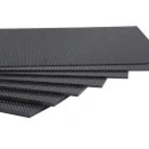 Black Carbon Fiber Sheet
