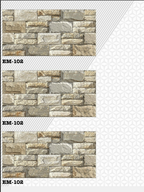 Ceramics Digital Wall Tile - Color: Multi Color