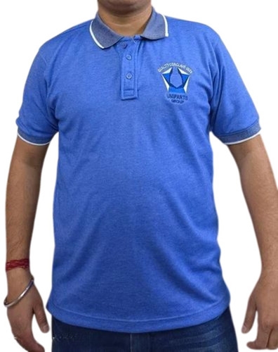 Corporate Office T Shirt - Cotton, Customized Size, Multiple Colors | Lightweight, Breathable, Short Sleeve Polo