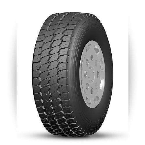 Double Coin Rlb980 Truck Tyre - Solid Tire, All Sizes, Hardness | Aggressive Tread, Center Siping, Inter-block Tie Bars, Semi-open Shoulder