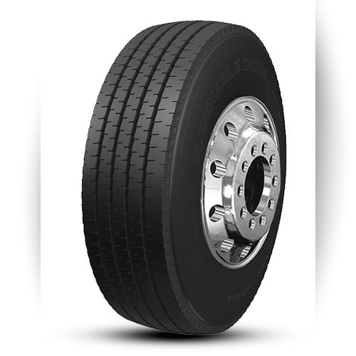 Double Coin RR202 Truck Tyre - All Sizes, Hardness | Heavy Loads, Multi-Position, Solid Sidewall Ribs