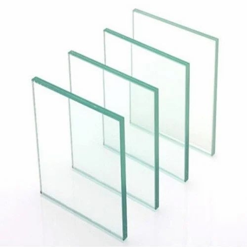 Printed Toughened Glass - 12 mm Polished Transparent Glass Rectangular Shape Good Quality Solid Glass for Home