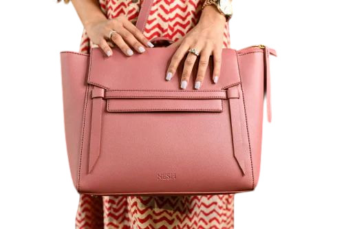 Riona Ladies Handbag - PU Material, 15x10 Inch, Multicolor, Zipper Closure, Shoulder Handles, Water Resistant