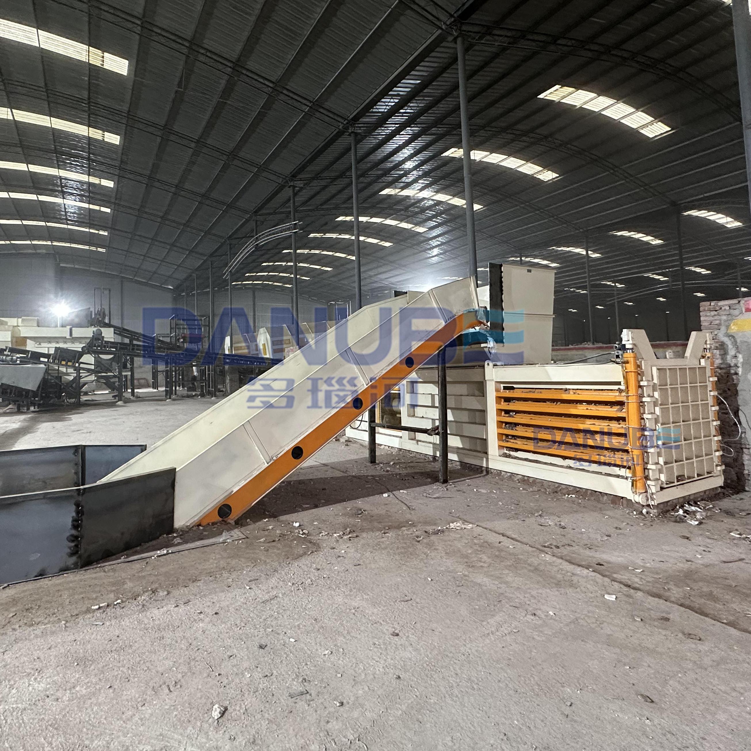 Waste Paper Baler Machine - Dimension (l*w*h): 9500*1300*2500 Millimeter (mm)